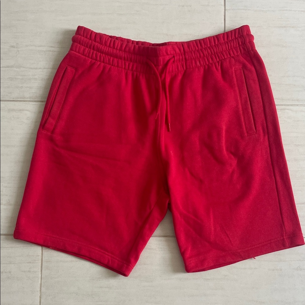 H&M Bold Red Men's Athletic Shorts